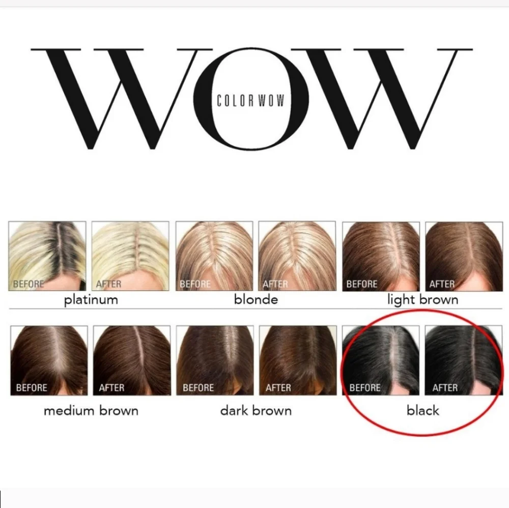 COLOR 𝐖𝐎𝐖 Root Cover Up Black powder